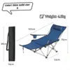 Outdoor Folding Chair Portable Adjustable Recliner with Removable Footrest Camping Folding Chair Ultra Light Fishing Chair 240125