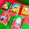 Gift Wrap 5/10pcs Cartoon Merry Christmas Treat Boxes For Candy Biscuit Baking Apple Paper Box Cookie Packaging Year Navidad