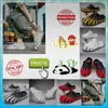 Designer Casual Platform Half Pack Sliders Män Kvinnor Graffiti Bone White Slides Sandaler Anti Slip Wear Resistant Memor Moft Thick CHDION Slipper