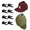 Boll Caps 5/8st självhäftande hattställ Display krokar för väggdörr baseball cap Holder garderob förvaring arrangör stark hängare