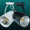 Éclairage sur rail Haute puissance LED éclairage sur Rail 30 W COB Rail lumière LED projecteur égal à 300 w lampe halogène AC85-265V livraison gratuite YQ240124