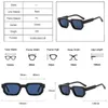Солнцезащитные очки Новая мода Синие квадратные женские солнцезащитные очки в стиле ретро Роскошный дизайнер Солнцезащитные очки с прозрачными линзами Солнцезащитные очки UV400 Очки оптом J240202