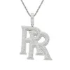 Collier de vente de bijoux de créateur en argent 925 Vvs Moissanite diamant Hip Hop Ice Out, bijoux de luxe personnels pour hommes, pendentif234L