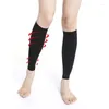 Sportstrumpor 1 Par Lindra benkalvhylsa Varicos Vein Circulation Compression Elastic Strump Support Strumpor