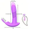 Rotating Vibrator Thrusting Dildos Telescopic Vibration Remote Vagina G Spot Massage Clitoris Stimulator Sex Toys For Women 240130