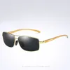 Güneş gözlüğü veithdia vintage retro marka tasarımcısı erkekler polarize UV400 açık hava sporları klasik erkek güneş gözlükleri gözlük v2458
