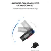 Lampes frontales IPX4 Clip étanche sur capuchon Type C Rechargeable Capteur de mouvement Chapeau Visière Ultra Lumineux Mini Lumières pour la randonnée