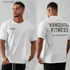 Männer T-Shirts Sommer Gym T-Shirts Fitness Übergroße 100 Baumwolle Mann Frauen T-shirt Hohe Qualität Bodybuilding Männer Kleidung Drucken T-stück Kostenloser Versand T240202