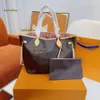 Evening Bags Evening Bags 2023designer Luxury Shopping Bag 2pcs Set Handbag With Wallet Leather Fashion New Womens Luxury Handbags Bag 2024
