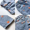 Hosen Crawler Kinder 2024 Herbst Kleidung Kinder Tragen Mädchen Jeans Baby Freizeit Westlichen Stil Frühling Und