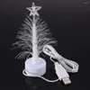 Christmas Decorations Led Tree Optic Light Lamp Changing Fibre Fountain Night To Tub Lights Year Desk Decoration