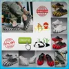 Designer Casual Platform Half Pack Pantoufles Sliders d'été Hommes Femmes Graffiti Bone Blanc Anti Slip Résistant à l'usure Mémoire Doux Épais Coussin Pantoufle