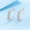 Orecchini con perno reale 0,36 carati D colore Moissanite per le donne 925 orecchini in argento sterling 2024 gioielli da sposa di tendenza