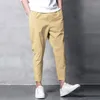 Pantalon Cargo élastique pour homme, surdimensionné, à la cheville, Streetwear, Harajuku, vêtements coréens, printemps