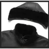 جلد شينجي من الجلد البيئي الأصلي والفراء المتكامل معطف غير رسمي دافئ سميك SA42