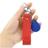 Pu-Leder-Schlüsselanhänger, Armband, Schlüsselanhänger, modisch, für Damen und Herren, Schlüsselanhänger, Drop-Lieferung, Dh6Od
