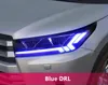 Lampa główna do Toyota Highlander LED Blue Daytime Runlight Relflight 2018-2020 Turn Signal Sygnał Dysponarna Dostęp do samochodu