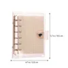 Loose-leaf Notebook Detachable A7 Binder Mini Notepad Waterproof Students Portable Small Spiral Flexible Adhesive