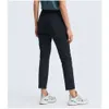 Lu Align – pantalon citron sur pantalon de marque, ensemble de course à pied, pantalon de randonnée, soutien de la taille, LL Lu Jogger