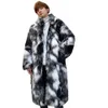 Autumn and Winter Designer Mens Fur Coat Imitation Fashion Casual Street Loose Jacket LDSO