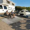 Carpets 5x8ft Indoor Outdoor Home Garden Patio Porch Area Rugs Outside RV Camping Plastic PP Rug Portable Picnic Mat With Carrying Bag