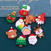 Bastelwerkzeuge 10 Stück Revelry Christmas Series Cartoon Kinderspaß Diy Butterkleber Selbstgemachtes Handy mit flacher Rückseite Scrapbooking