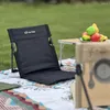 Lägermöbler fällbar campingstol utomhus trädgård singel lat ryggstöd kudde picknickförsörjning som fälls tillbaka strandstolar