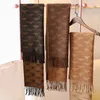 Women Designer Scarves Autumn and Winter Wool Cashmere Scarf New Triomphe Double-sided Long Warm Shawl