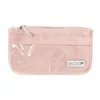 Sacs de rangement Pochette de toilette de voyage Sac à cosmétiques multi-poches portable pour femmes Grand étui de maquillage Organisateur Sac à main