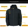 Outdoor Sharkskin Softshell Haasten Jas Pak Mannen Militaire Fan Winddicht Gewatteerde Bergbeklimmen Jas 240124