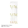 Rideau tournesol rideaux transparent asie du sud-est fenêtre écran drapé maille Polyester chambre