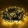 Strings 2024 Year Christmas Decoration String Lights 10M 30M 50M Outdoor Garland Fairy For Wedding Party Garden Tree Street