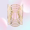 Banny Pink Chunky Alloy Hollow Geo Seting Bangle Armband för kvinnor Big Metal Bangle Fashion Hand Hand smycken Pulsars Q07198349937