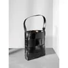 Evening Bags Luxury Handbag Style Simple Fashion Large Capacity Shoulder Bag Niche Design Texture Commuter Woven Bucket For Women