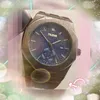 Popüler erkekler kuvars ithal hareket izle 42mm lastik paslanmaz çelik bant seramik saat su geçirmez ünlü sakinler orijinal toka kol saatleri montre de lüks