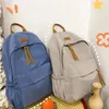 Kawaii grande capacité sac à dos assorti édition coréenne sac de rangement simple retour à l'école fournitures de bureau papeterie mignonne 240202