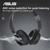 Fones de ouvido para celular Asus / As-D72 Life à prova d'água com redução de ruído ativo montado na cabeça fone de ouvido sem fio de baixa latência com microfone YQ240202