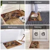 Tapis Yorkshire Terrier Yorkie Dog Tapis de porte d'entrée antidérapant à séchage rapide, paillasson d'intérieur, cuisine, balcon, salon, entrée