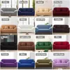 Stretch Plain Soffa -omslag för vardagsrum allinclusive Elastic Slipcover Sectional Corner Couch Cover Stol 1234Seat 240119