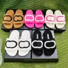 5 färger vinter utomhus platt tofflor kanal mode nallebjörn fuzzy sandal tazz fluffy glidskinn män gåva lyxar glider berömd man designer kontor sandal