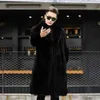 Mink Coat Mens Whole Autumn and Winter Designer Thickened Long Casual Large Imitation Fur Fashion JLW5