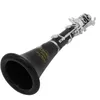 SADSN SCL-600S 17 Keys BB Tune Clarinet Ebony drewno srebrny Klucz B płaski klarnet wysokiej jakości instrument muzyczny z obudową