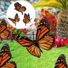 3Pcs Attractive WeatherResistant LongLasting Garden Stake Butterfly Ornaments Patio Decorations Supplies 240122