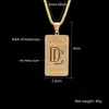 Bling Bling Plein Strass Dream Chaser Pendentifs Colliers hommes hip hop 14k Or Jaune DC collier pour les femmes