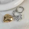 キーチェーンPosipia Y2K Korea Ins Love Bow Car keychainペンダントヘッドフォンカバーバッグアクセサリーファッション自由hoho