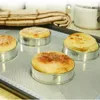 Narzędzia do pieczenia 6pcs ciasto ze stali nierdzewnej muffinka kruszka pierścienia chleb