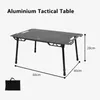 Camp Furniture Camping Tactical Table Outdoor Aluminium Alloy Portable Liftable Anti-corrosion And Anti-rust Picnic Folding