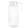 Bottiglie d'acqua Caraffa in vetro Bollitore freddo Brocche Coperchio per bevande Brocche per tè Dispenser per limonata Bottiglia con manico notturno Bevanda ghiacciata Trasparente Frigo Birra