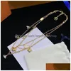 Gouden armband en parelketting set luxe damesontwerper eenvoudige liefdeshartbrief vintage bloem bruiloft droplevering €1Km