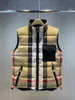 Heren Vest ontwerper Omkeerbare jas Winter pufferjack Kleding Bovenkleding Designer Parka met letterbloem Luxe streetwear Unisex jassen kleding S-3XL Maat